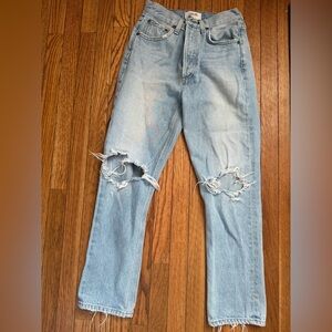 AGOLDE Riley High Rise Straight Crop